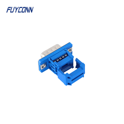 Crimping Cable IDC Ribbon Connector , Male 9pin Ribbon D-SUB Connector