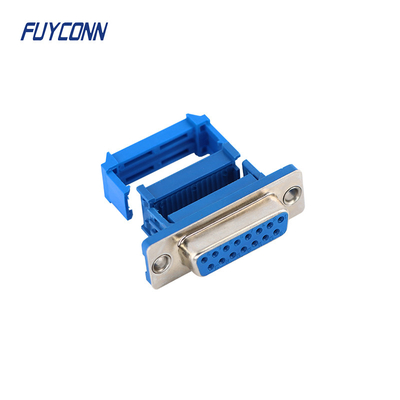 15pin D-SUB Connectors Female IDC Crimping Type Ribbon Cable