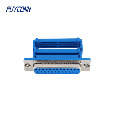 25pin Ribbon Cable Connector Female IDC Crimping Type Ribbon D-SUB Connector