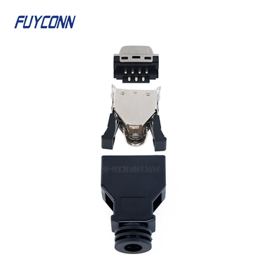 1.27mm SCSI 14 Pin Mini D Ribbon Connector Male Solder Servo