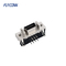 Zinc Alloy Shell 14 Pin SCSI Connector Right Angle Female PCB