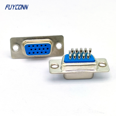 D-SUB High Density Connector , 15pin 26pin 44pin 62pin Solder Cup Female DB Connector