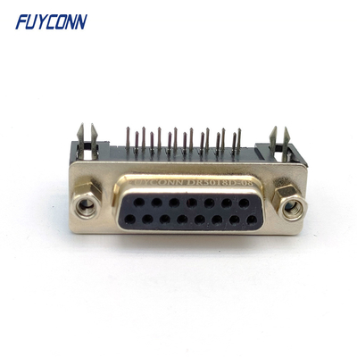 15P Right Angle D-sub Connectors Receptacle Female PCB Connector (8.08mm)