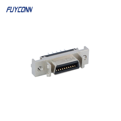 20pin SCSI Female Connector , 1.27mm Pitch Straight PCB SCSI Connector