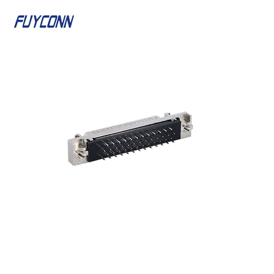 SCSI 50pin Servo Connector MDR PCB Straight 1.27mm With Zinc Alloy Shell