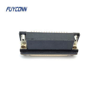 High Density Right Angle PCB D-SUB Connector 15 / 26 / 44 / 62 Pin Female DB Connector