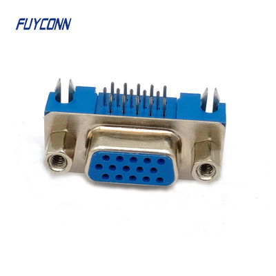 15Pin High Density D-sub Connectors Right Angle PCB Female HD DB Connector