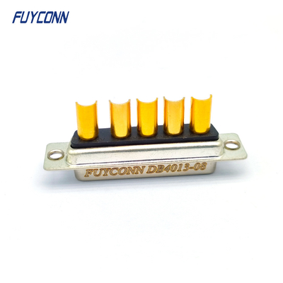 5W5 D-SUB Connectors , Female 5Pin Solder Cup DB High Current Connector