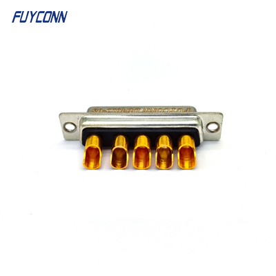 5W5 D-SUB Connectors , Female 5Pin Solder Cup DB High Current Connector