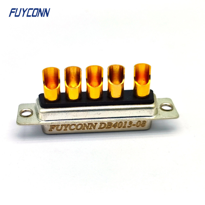 5W5 D-SUB Connectors , Female 5Pin Solder Cup DB High Current Connector