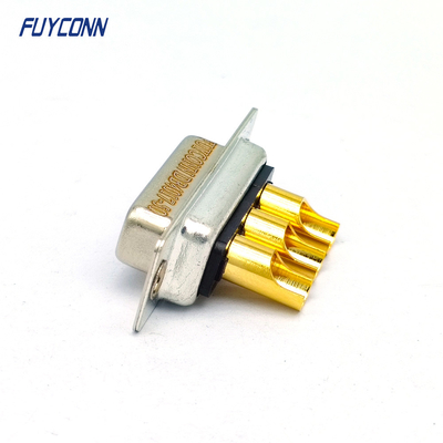 3V3 Female Power D-SUB Connectors , Solder Cup Type High Current Connector