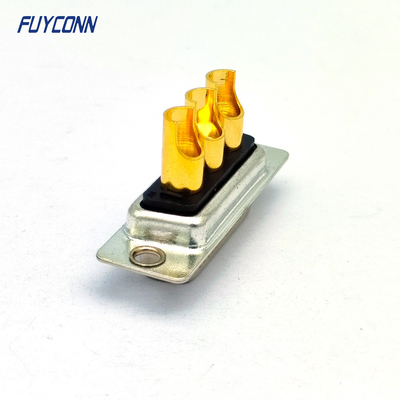 3V3 Female Power D-SUB Connectors , Solder Cup Type High Current Connector