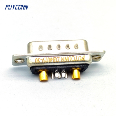 7W2 High Current Connector , 7Pin D-SUB Male High Power Connector