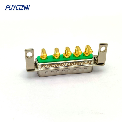 5w5 High Power Connector , Solder Right Angle Male D-Sub Connector