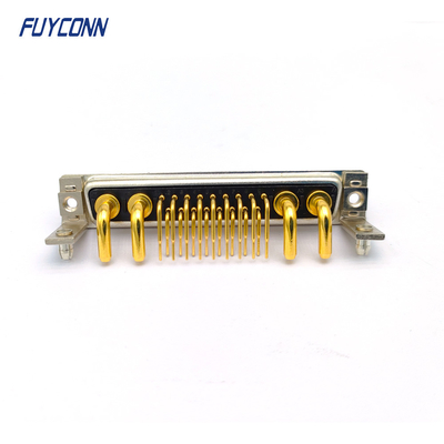 21W4 Power PCB Type Right Angle PCB D-Sub Connectors 21 Way