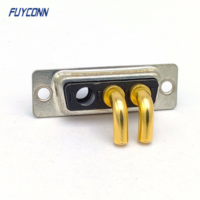 Solder Cup High Power D Sub Connector 3w3 3pin Right Angle Male DB