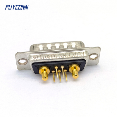 7Pin PCB Straight D-SUB Connectors , 7W2 Male DB High Current Connector