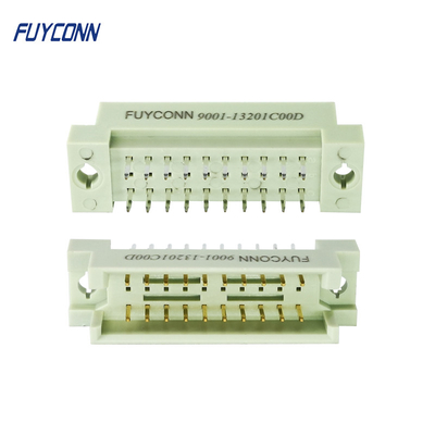 Right Angle PCB DIN41612 Connector 3 Rows Male Euro Card Connector