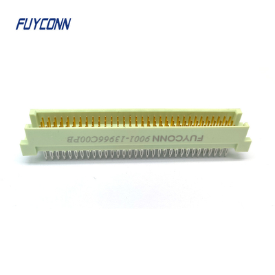 Solderless Male DIN41612 Connector 3 Rows 96pin Press Pin  PCB Type