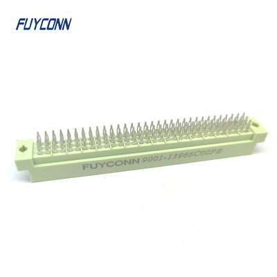 Solderless Male DIN41612 Connector 3 Rows 96pin Press Pin  PCB Type