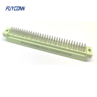 Solderless Male DIN41612 Connector 3 Rows 96pin Press Pin  PCB Type