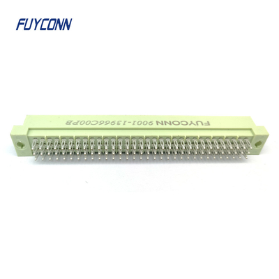 Solderless Male DIN41612 Connector 3 Rows 96pin Press Pin  PCB Type