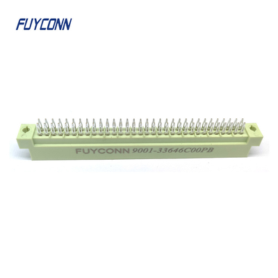 2 Rows Solderless DIN41612 Connector 64pin Male Press Fit Connector