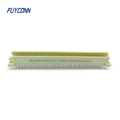 2 Rows Solderless DIN41612 Connector 64pin Male Press Fit Connector