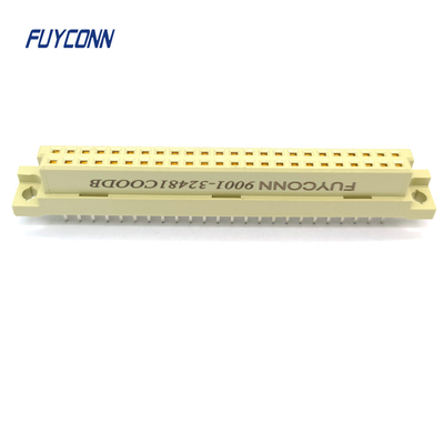 9001 DIN 41612 Connector PCB Vertical 2 Row 2*22P 48P 248 Female 41612 Connector