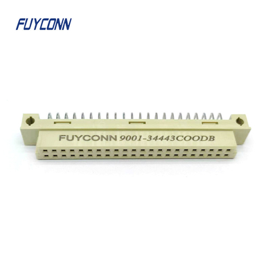 2 Rows 44 Pin DIN 41612 Connector PCB Angled Female 2*22P 244S Eurocard Connector 2.54mm Pitch