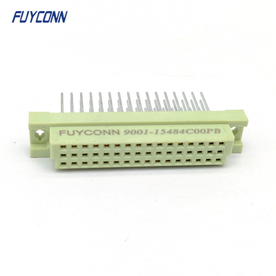 3 Rows Female DIN41612 Connector 48 Pin 13mm Press Pin DIN 41612 Connector