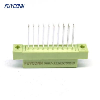 13mm DIN41612 Connector 2 Rows 20Pin Vertical Terminals Female Eurocard Connector