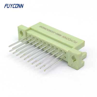 13mm Male DIN41612 Connector 2 Rows 20Pin Vertical Terminals Eurocard Connector