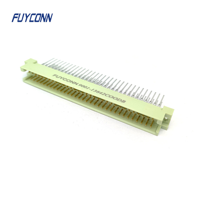 Male Solderless 2*32P 13mm 64pin DIN 41612 Connector 2.54mm Connector Manufacture