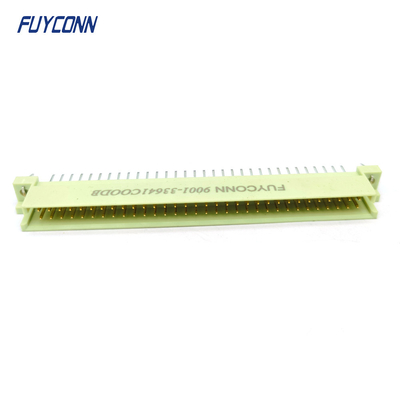 DIN41612 Male Connector 64 Pin Straight PCB 2 Rows 2*32 Pin Eurocard Connector W/ Harpoon