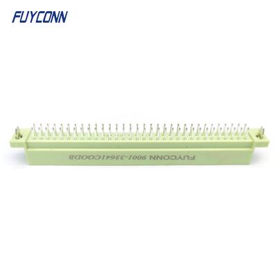 DIN41612 Male Connector 64 Pin Straight PCB 2 Rows 2*32 Pin Eurocard Connector W/ Harpoon