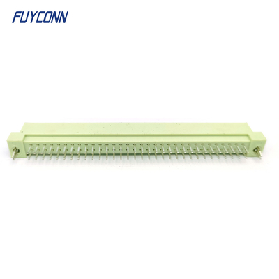 DIN41612 Male Connector 64 Pin Straight PCB 2 Rows 2*32 Pin Eurocard Connector W/ Harpoon