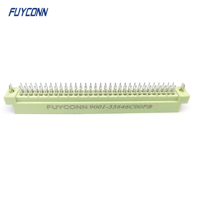 DIN41612 2 Rows Connector 64pin 2*32P Male Press Pin Connector W/ Harpoon