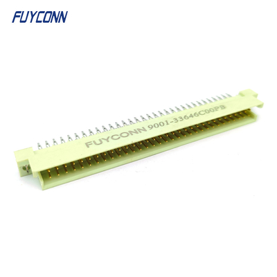 DIN41612 2 Rows Connector 64pin 2*32P Male Press Pin Connector W/ Harpoon