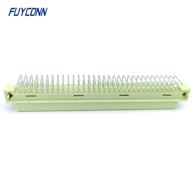 Angled DIN 41612 Connector 3 Rows 96Pin PCB Female 396 DIN41612 Connector