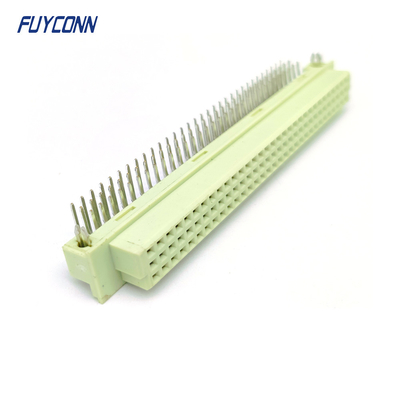 Angled DIN 41612 Connector 3 Rows 96Pin PCB Female 396 DIN41612 Connector