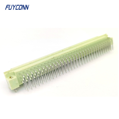 Angled DIN 41612 Connector 3 Rows 96 Pin PCB Female 396 DIN41612 Connector