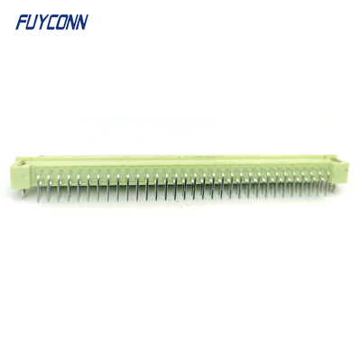 Angled DIN 41612 Female Connector 2 Rows 64 Pin 264 DIN 41612 PCB Connector
