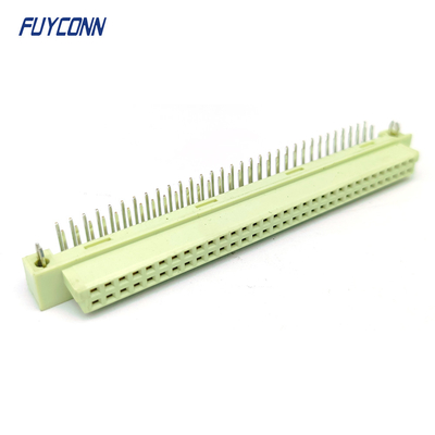 Angled DIN 41612 Female Connector 2 Rows 64 Pin 264 DIN 41612 PCB Connector