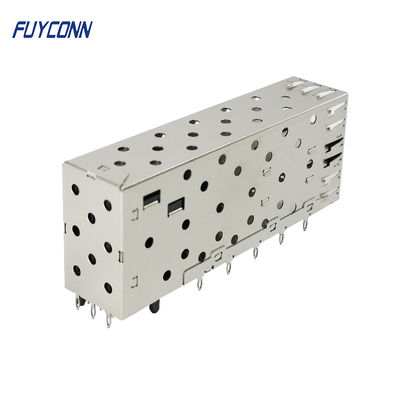 2x1 Ports SFP Female Connector 40 Pin Press-Fit PCB Mount