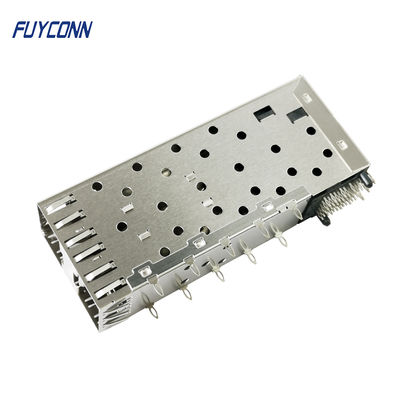 2x1 Ports SFP Female Connector 40 Pin Press-Fit PCB Mount