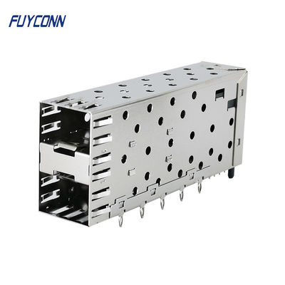 2x1 Ports SFP Female Connector 40 Pin Press-Fit PCB Mount