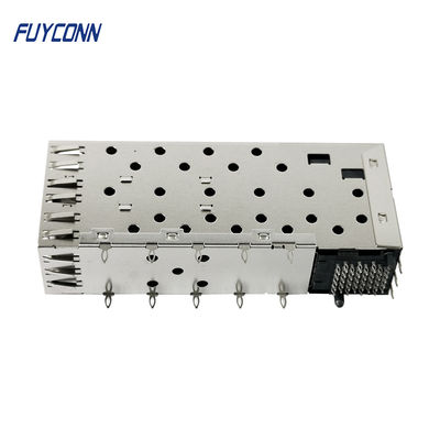 2x1 Ports SFP Female Connector 40 Pin Press-Fit PCB Mount