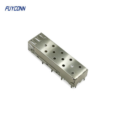 1x1 SFP Cage Connector Press-Fit Termination 1 Port Without Light