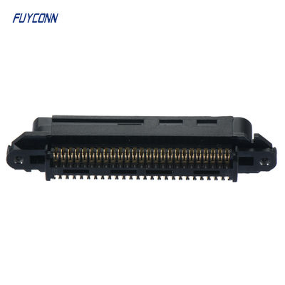 TE 229974-1 Replacement Connector,  50 / 64  Position D-Shaped Connector, Plug, Cable-to-Cable, Cable Mount (Free-Hanging), 2.16 mm [.085 in] Centerline, CHAMP Docking Connectors